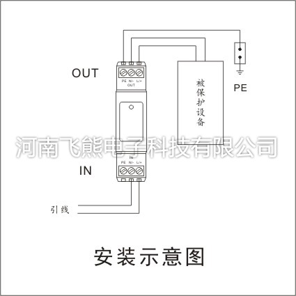 导轨直流防雷器